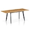 Simple extendable dining table